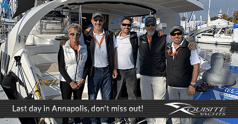 Hurry, only 3 days left to see 'The Best Boat of Year' on display at the Annapolis Sailboat Show 2019