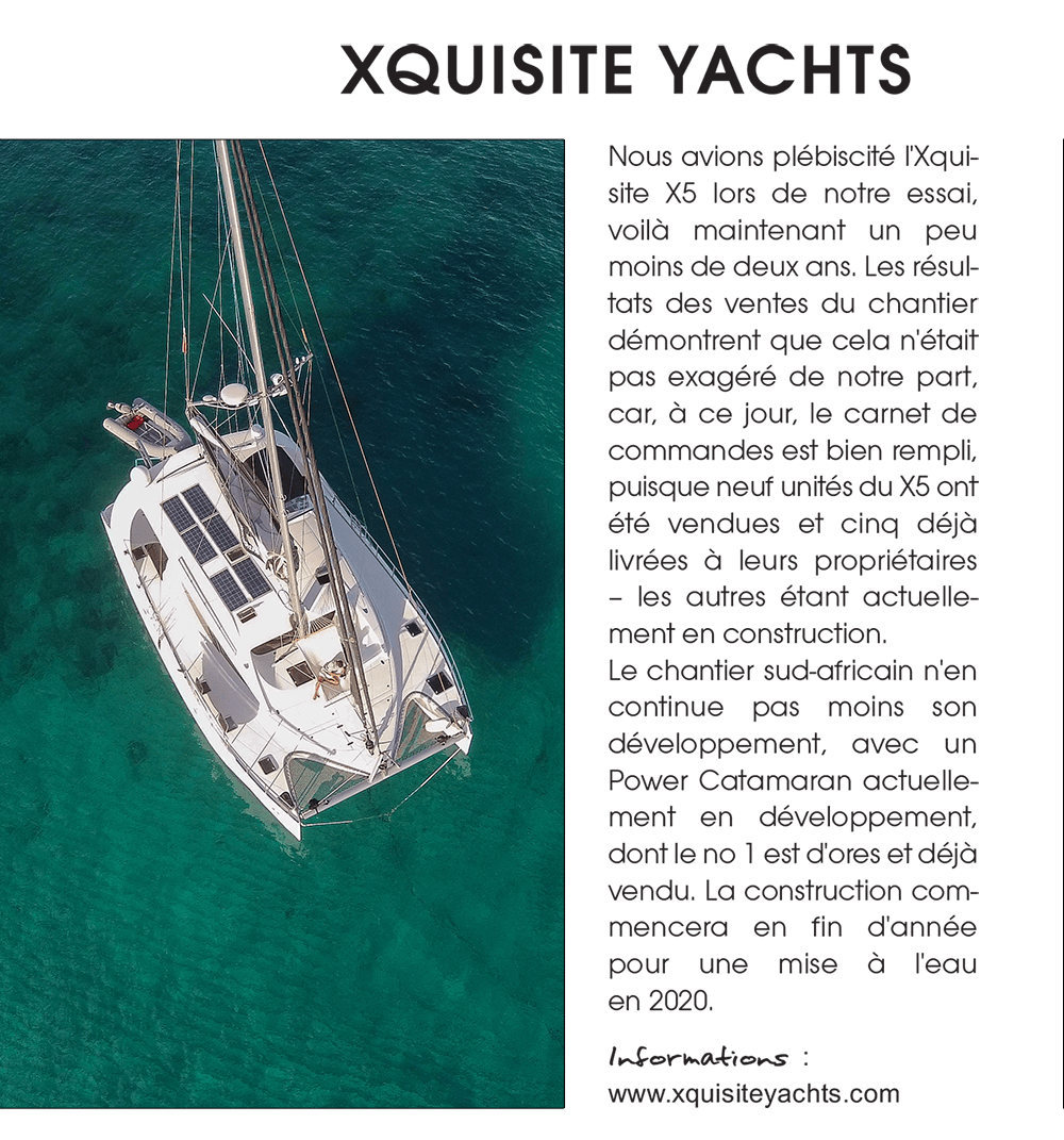 Xquisite Yachts in the new Multihulls World & Multicoques Mag!