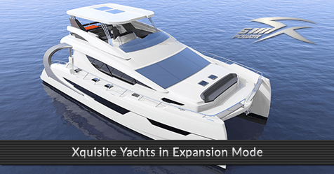 Xqusite Yachts launching a new Power Cat in Miami