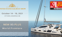 World Premiere: the NEW Xquisite X5 PLUS yacht on display at the Annapolis Sailboat Show 2021