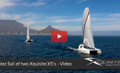 Test sail of two Xquisite X5 sailing together in Cape Town!