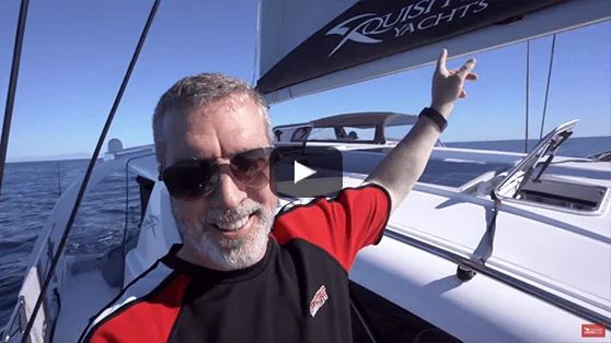 Transatlantic Sailing on a 50' Catamaran, Xquisite X5. Day3. Entering Namibian Waters