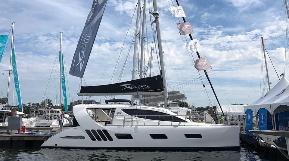Visit the award winning Xquisite X5 Sail yacht on display at the Annapolis Sailboat Show 2019