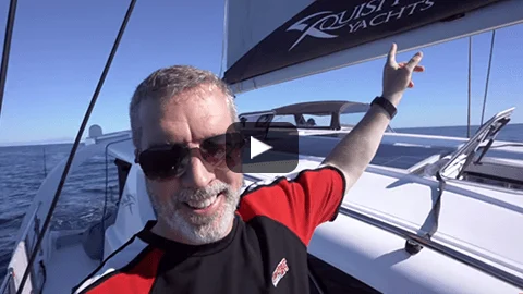 Transatlantic Sailing on a 50' Catamaran, Xquisite X5. Day3. Entering Namibian Waters