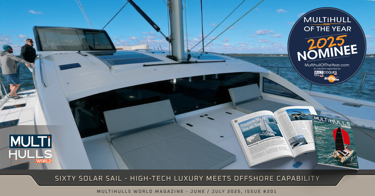 Xquisite Sixty Solar Sail: High-Tech Luxury Meets Offshore Capability in Multihulls World Magazine’s Test