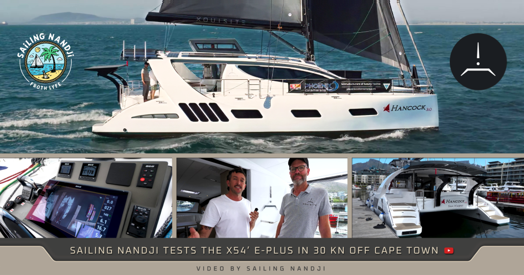 Can a Luxury Catamaran Actually Sail? Xquisite 54' E-PLUS Cape