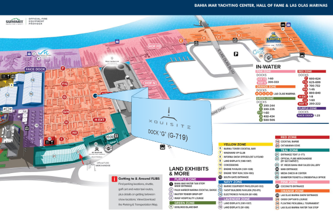 Fort Lauderdale International Boat Show 2026 Map