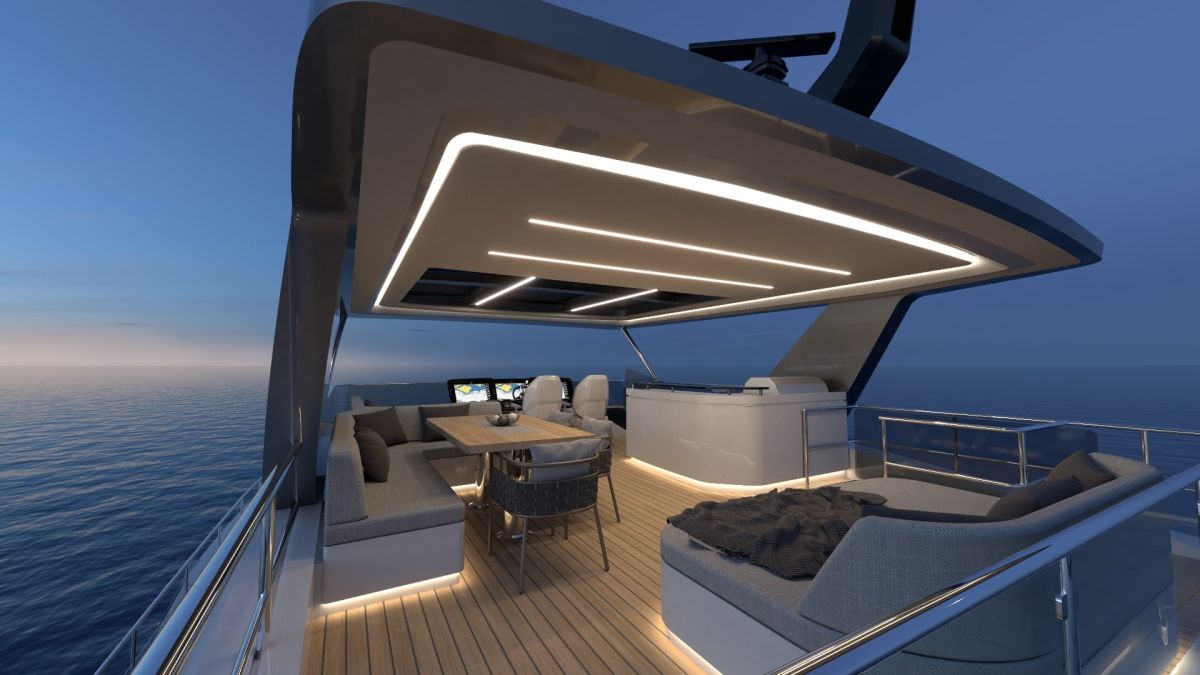 Sixty Solar Power Flybridge