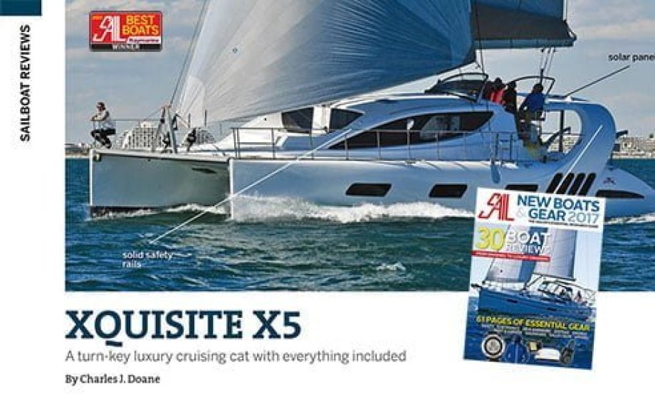 X5 the turn-key luxury cruising cat with everything included - New Boats & Gear 2017