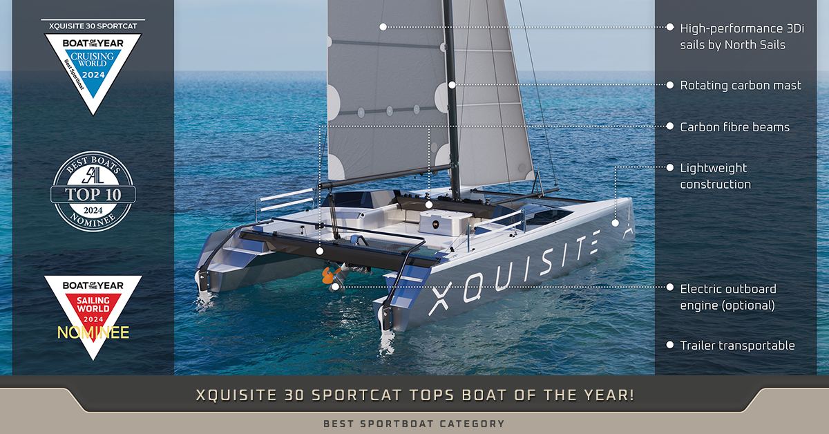 New Winner Alert: Xquisite 30 Sportcat Tops Boat Of The Year!