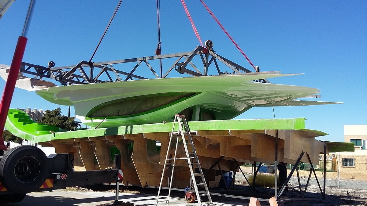 Hull #002 of the X5 SAIL