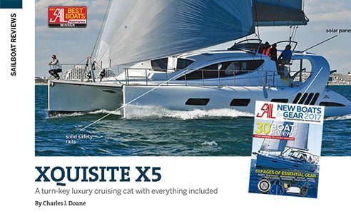 X5 the turn-key luxury cruising cat with everything included - New Boats & Gear 2017