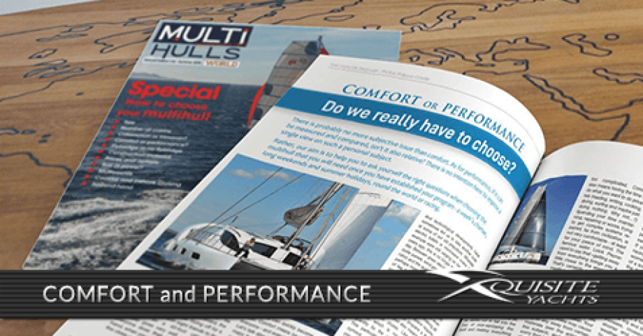 Xquisite Yachts in Multihulls World - X5 Sail: 100% Comfort