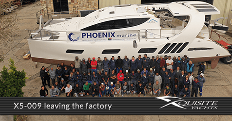 X5-009 ‘Firefly’ leaving the factory & launched