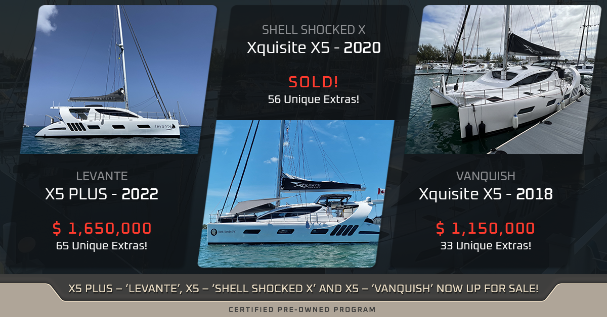 X5 Plus – ‘LEVANTE’, X5 – ‘SHELL SHOCKED X’ and X5 – ‘VANQUISH’ now up for Sale!