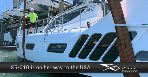 X5-010 is on her way to the USA