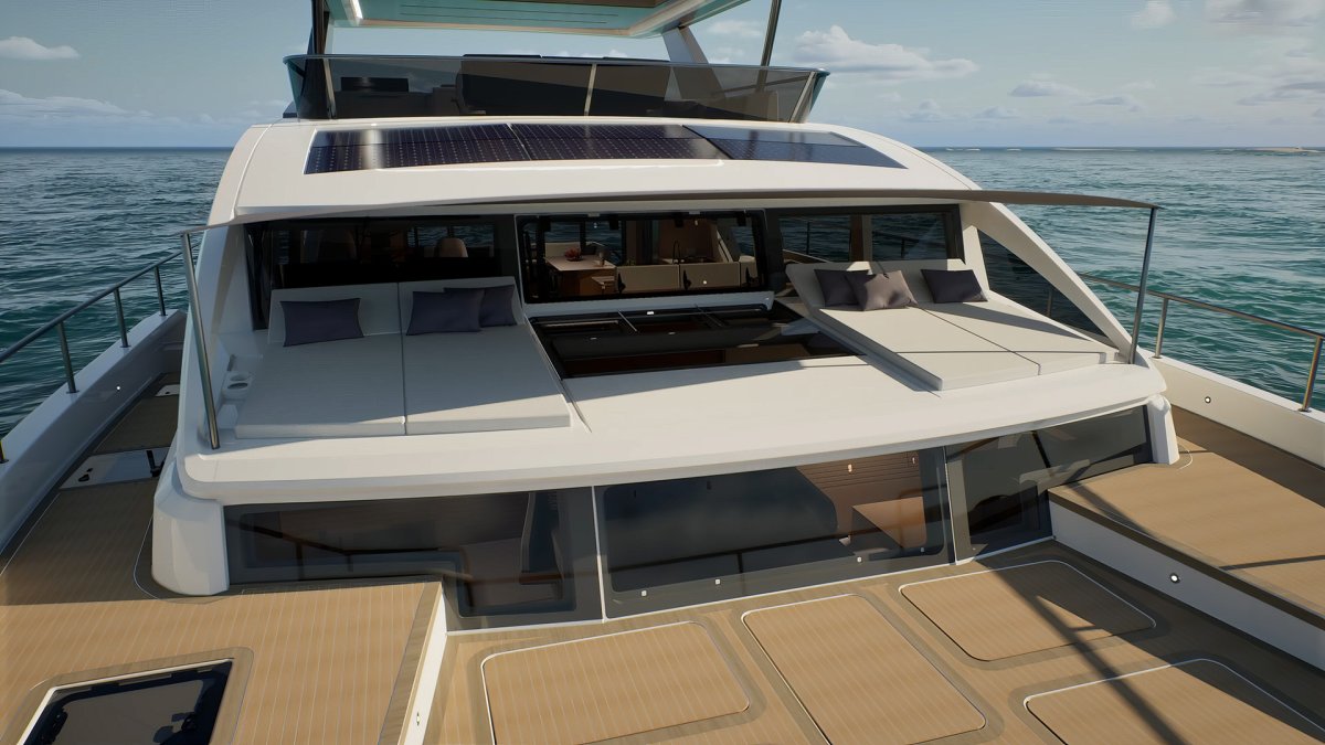 Sixty Solar Power Aft Deck