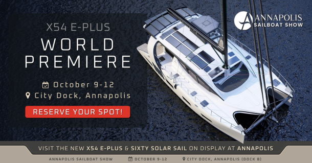 X54 E-PLUS at the Annapolis Sailboat Show