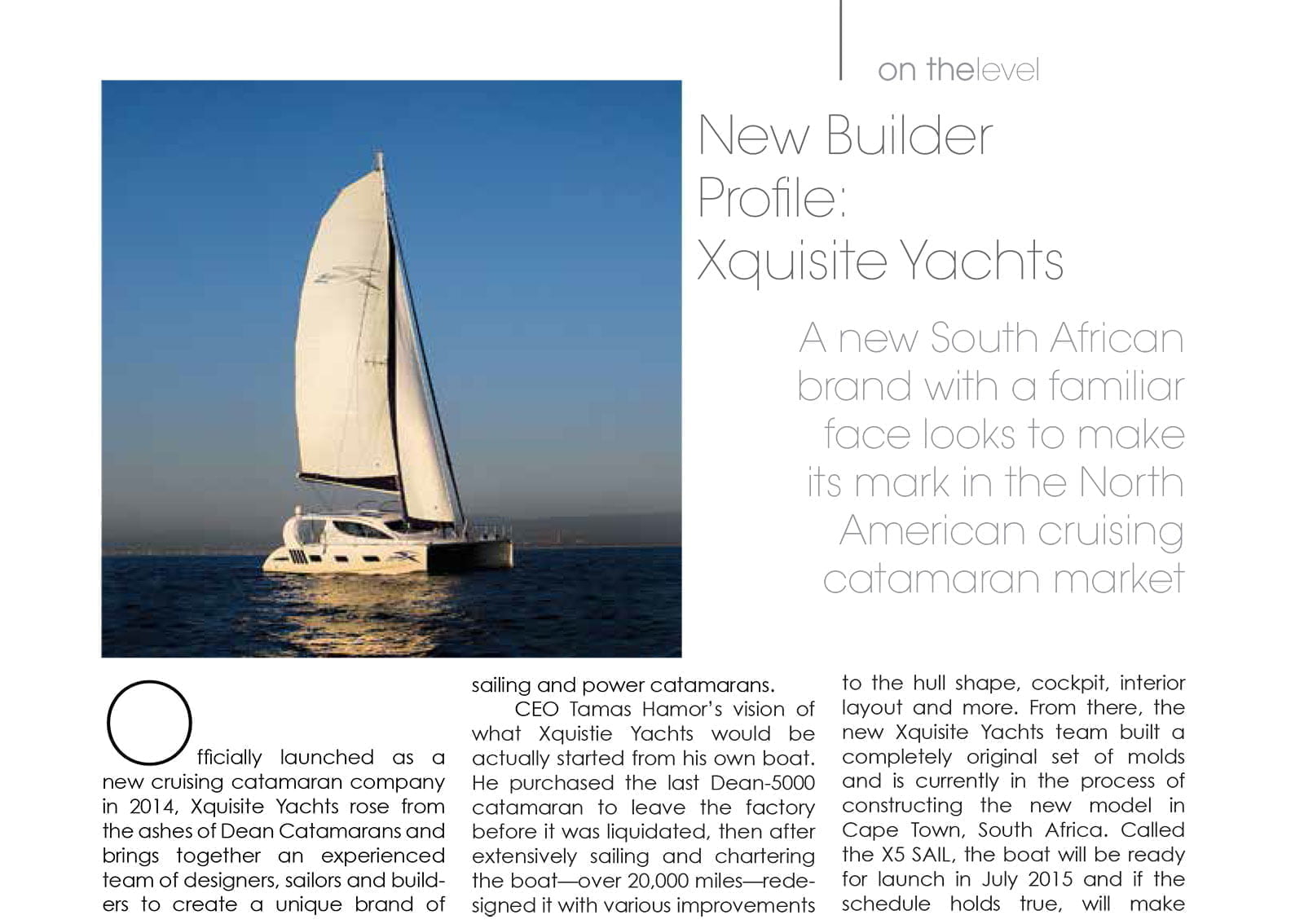 MQ magazine - Xquisite Yacht