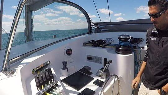 Teaser of the newly launched X5 Sail 50' luxury sailing catamaran