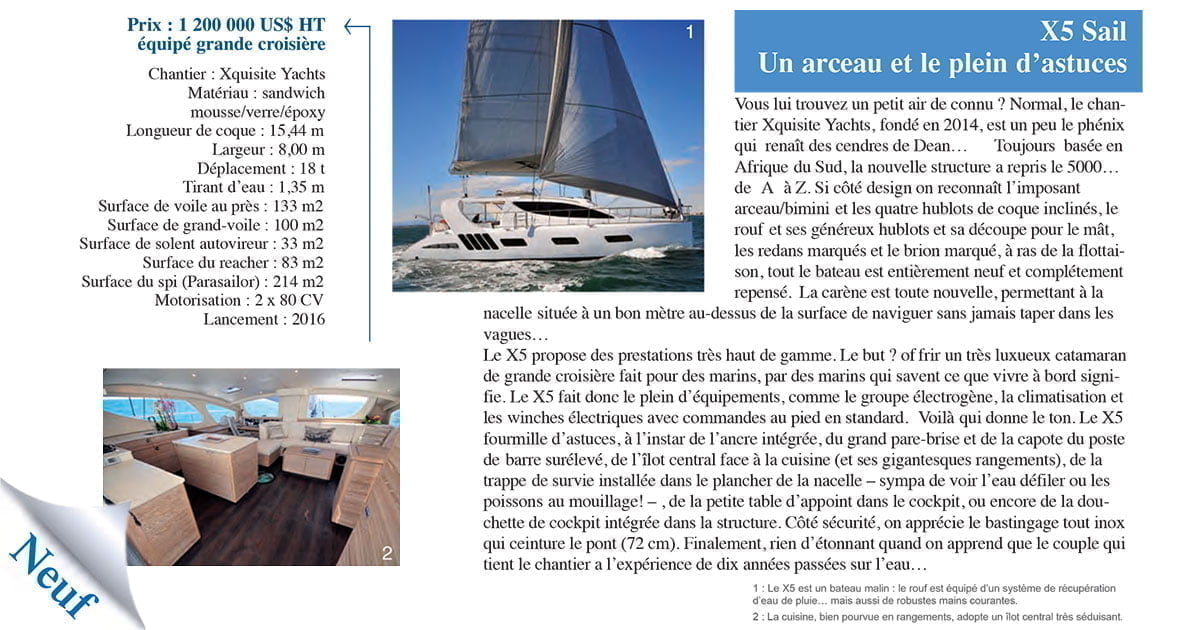 Multihulls World's Special Issue: The X5 is a clever boat