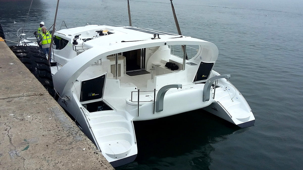 Hull #002 has been launched in Cape Town