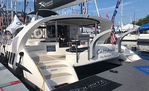 X5 Sail 'The boat of the year' live at 'DOCK B' of 2018 Annapolis boat show
