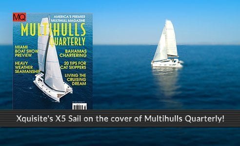 The X5 Sail first appears on a magazine cover