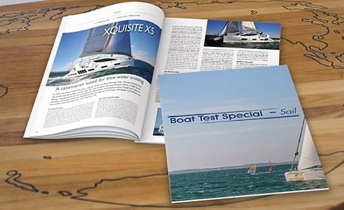 Multihulls World 'Boat tests' edition raves about Xquisite's X5 Sail catamaran