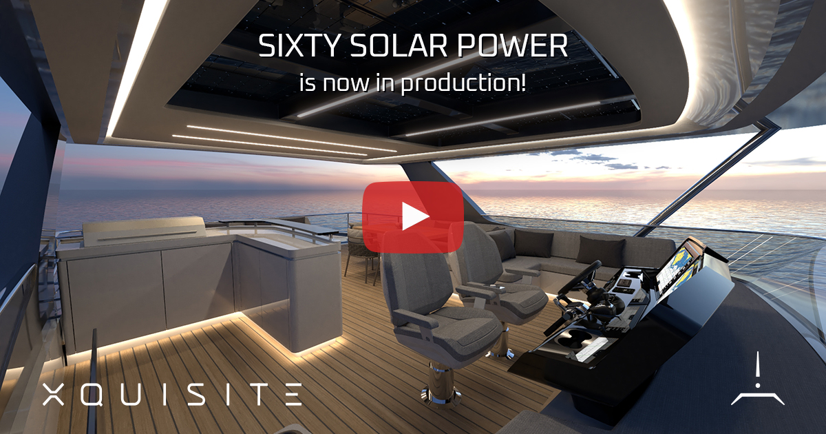 SIXTY SOLAR POWER's first hull is now in production!
