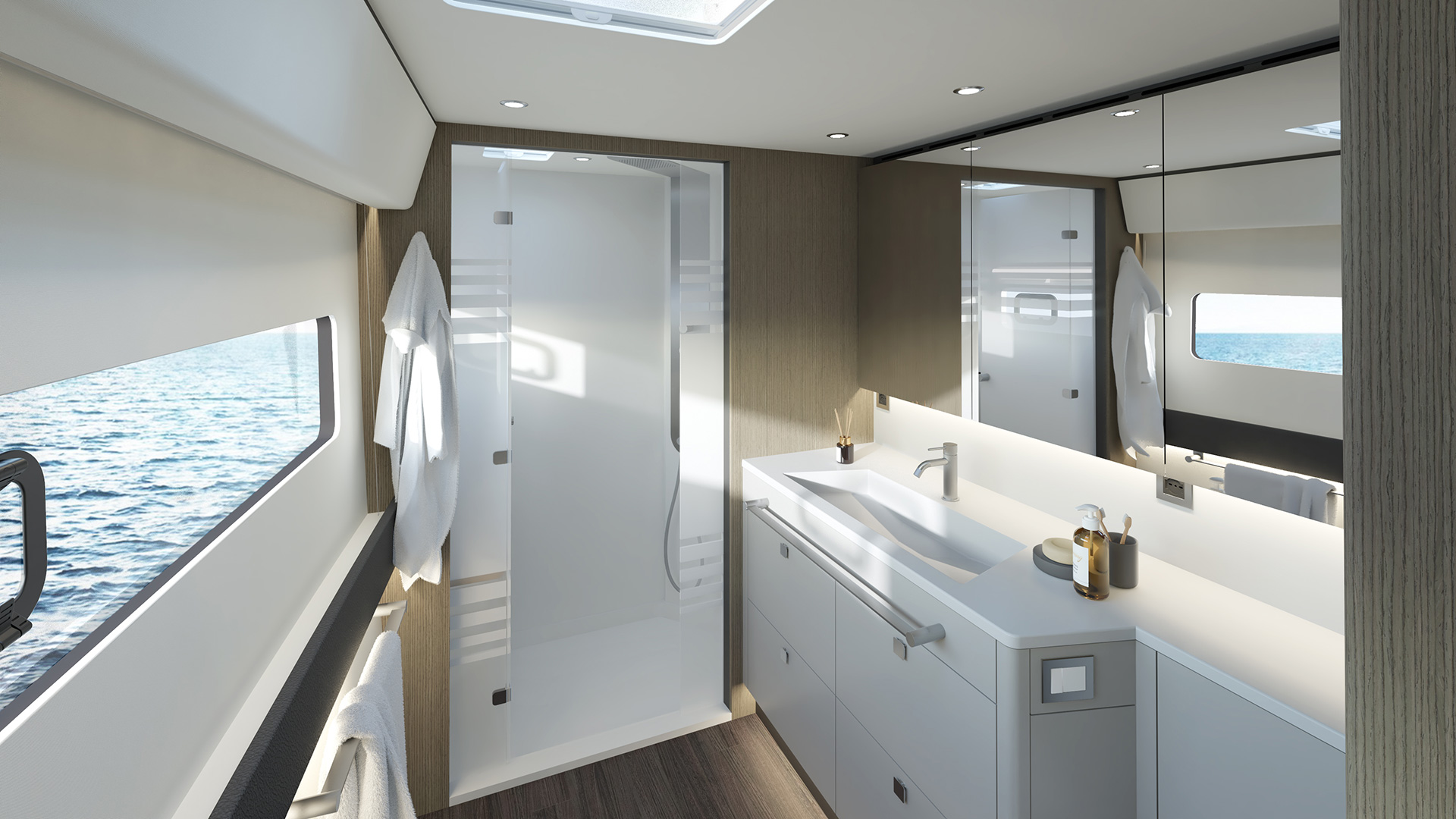 Sixty Solar Sail - Master Bathroom