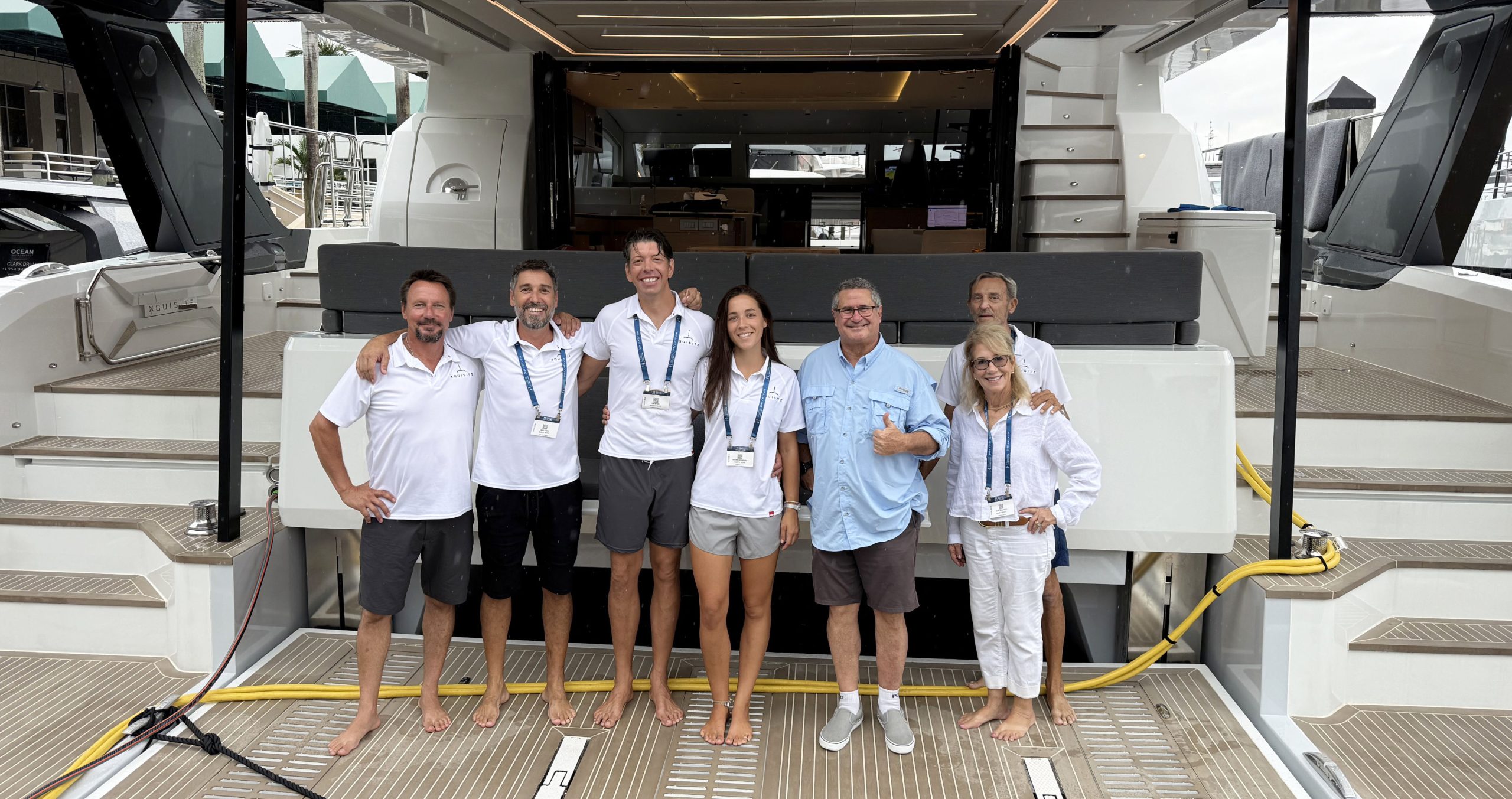 Xquisite’s Team welcomes you at the Miami Boat Show