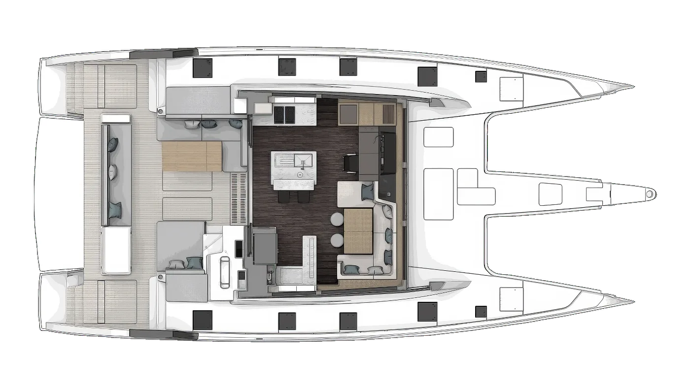 SIXTY SOLAR SAIL - Saloon