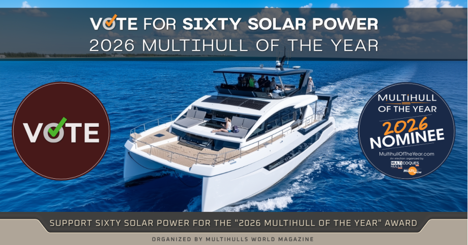 Vote Now: SIXTY SOLAR POWER for 2026 Multihull of the Year