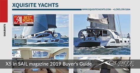 Xquisite X5 Sail in SAIL magazine 2019 Buyer's Guide