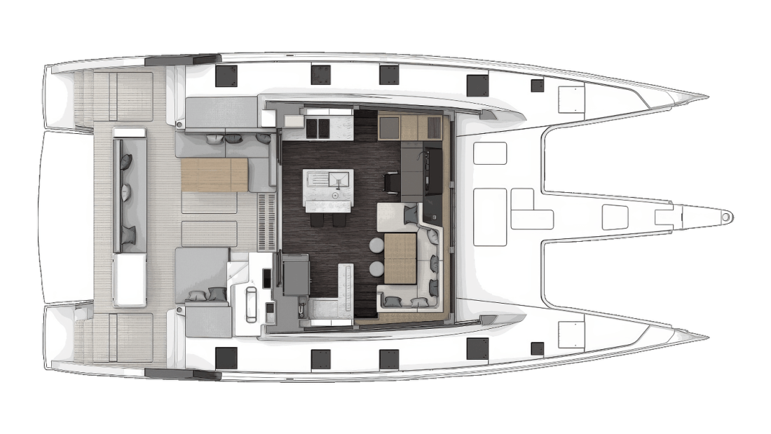 SIXTY SOLAR SAIL - Saloon