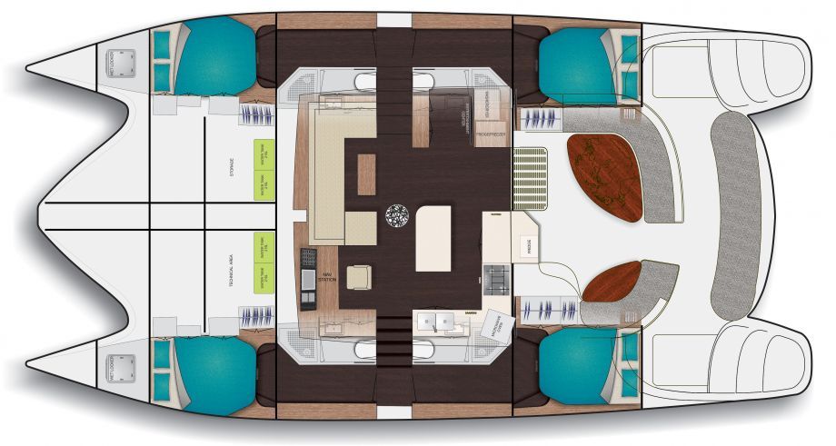4 Cabin Layout