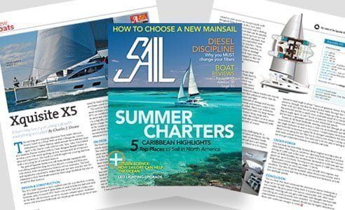 The new X5 Sail in the Sail magazine - reviews