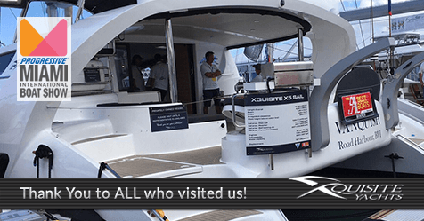 Thank you all who visited our award winning catamaran at the Miami Boat Show!