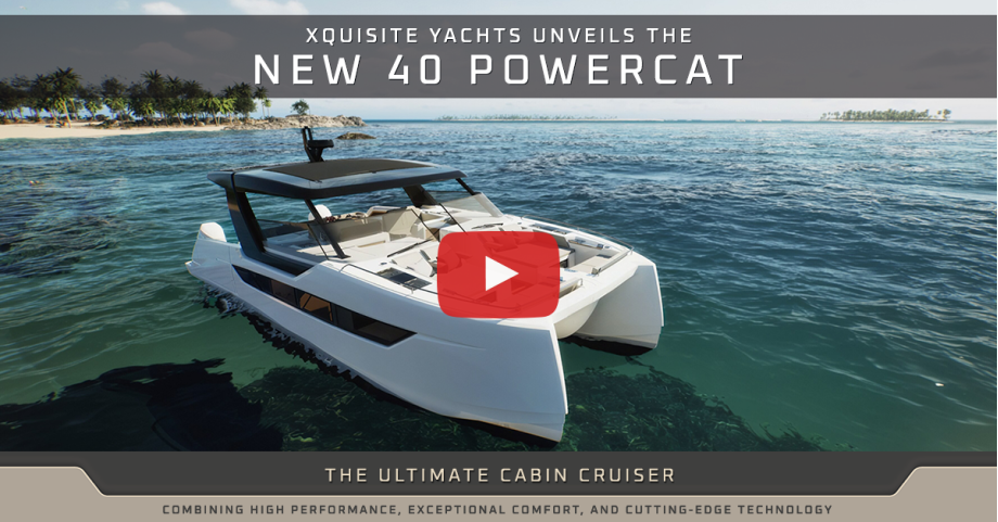 Xquisite Yachts Unveils: The Xquisite 40′ PowerCat – The Ultimate Cabin Cruiser