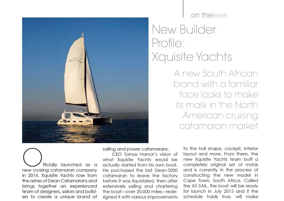 MQ magazine - Xquisite Yacht